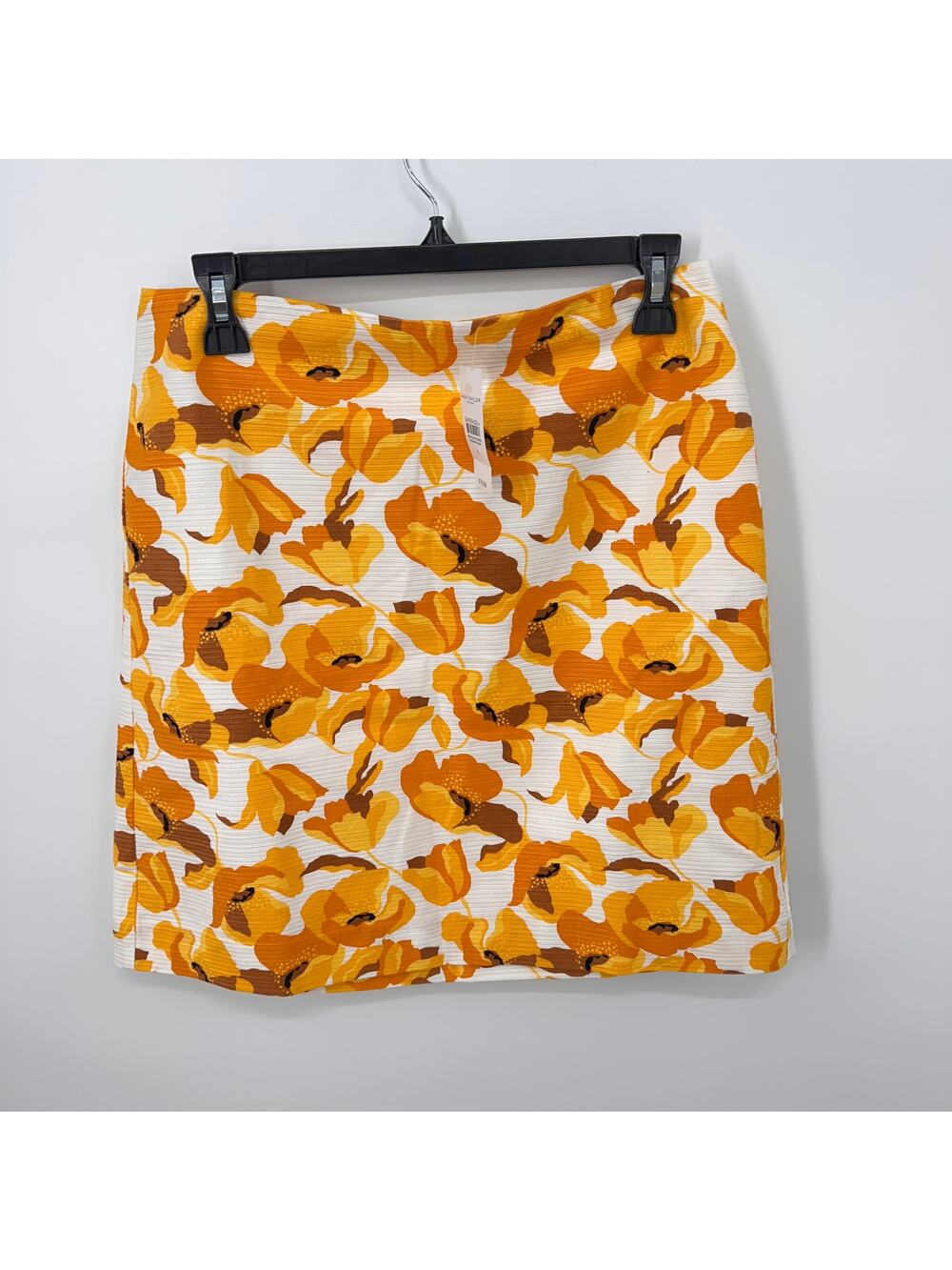 ANN TAYLOR NWT White and Yellow Floral Skirt // 4